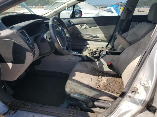 19XFB2F50FE076157 - 2015 HONDA CIVIC LX SILVER photo 7