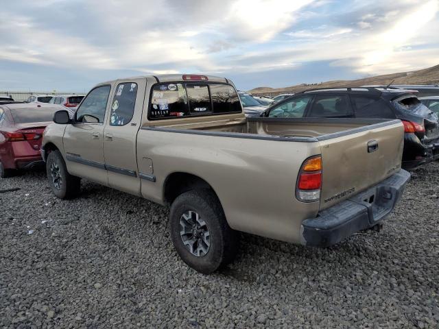 5TBBT44141S190063 - 2001 TOYOTA TUNDRA ACCESS CAB ოქროსფერი ფოტო 2