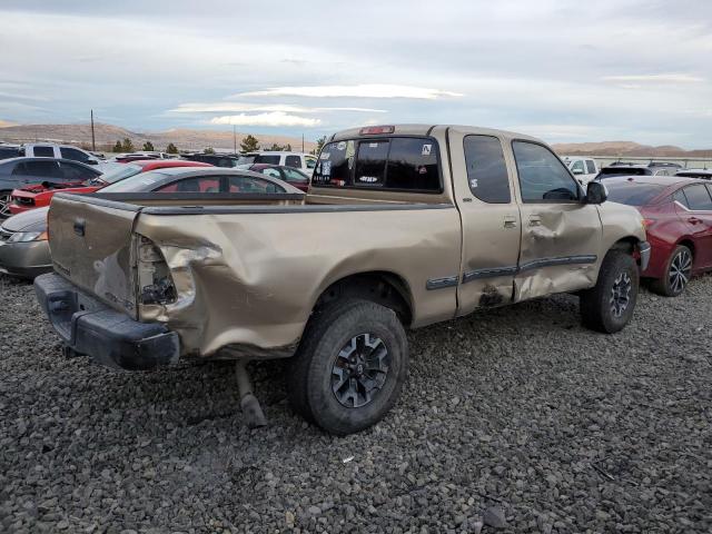 5TBBT44141S190063 - 2001 TOYOTA TUNDRA ACCESS CAB ოქროსფერი ფოტო 3