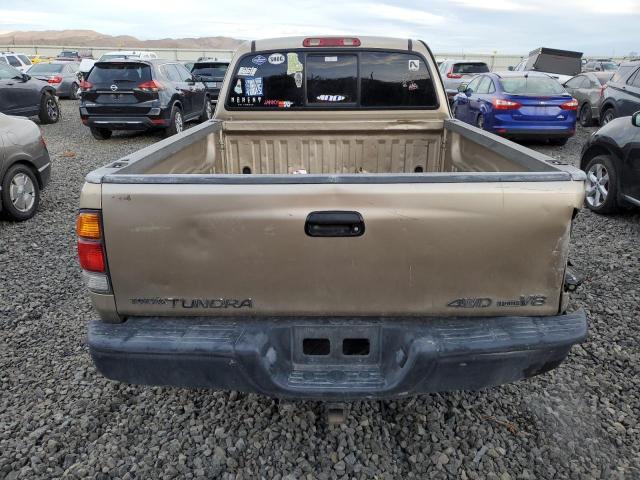 5TBBT44141S190063 - 2001 TOYOTA TUNDRA ACCESS CAB ოქროსფერი ფოტო 6