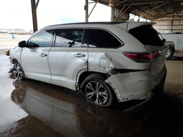 5TDJKRFH9GS318285 - 2016 TOYOTA HIGHLANDER XLE WHITE photo 2