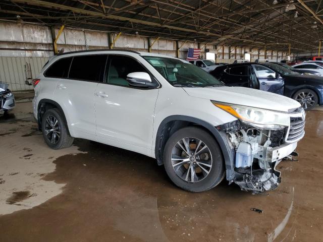 5TDJKRFH9GS318285 - 2016 TOYOTA HIGHLANDER XLE WHITE photo 4
