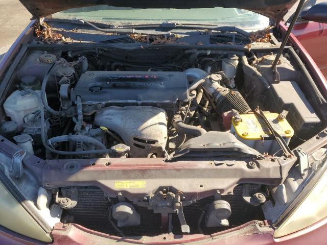 4T1BE32K34U271249 - 2004 TOYOTA CAMRY LE RED photo 11