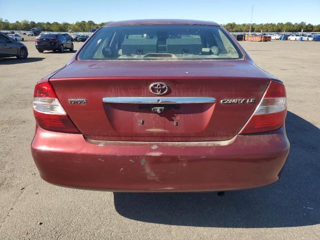 4T1BE32K34U271249 - 2004 TOYOTA CAMRY LE RED photo 6
