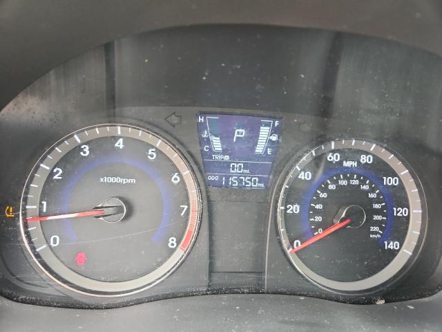 KMHCU5AE2CU015178 - 2012 HYUNDAI ACCENT GLS ნაცრისფერი ფოტო 9