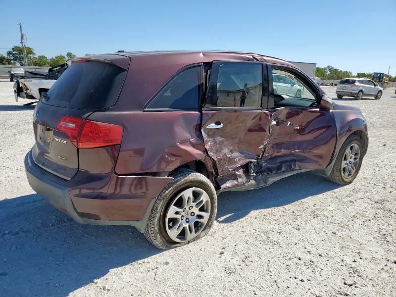 2HNYD28317H547456 - 2007 ACURA MDX TECHNOLOGY მუქწითელი ფოტო 3