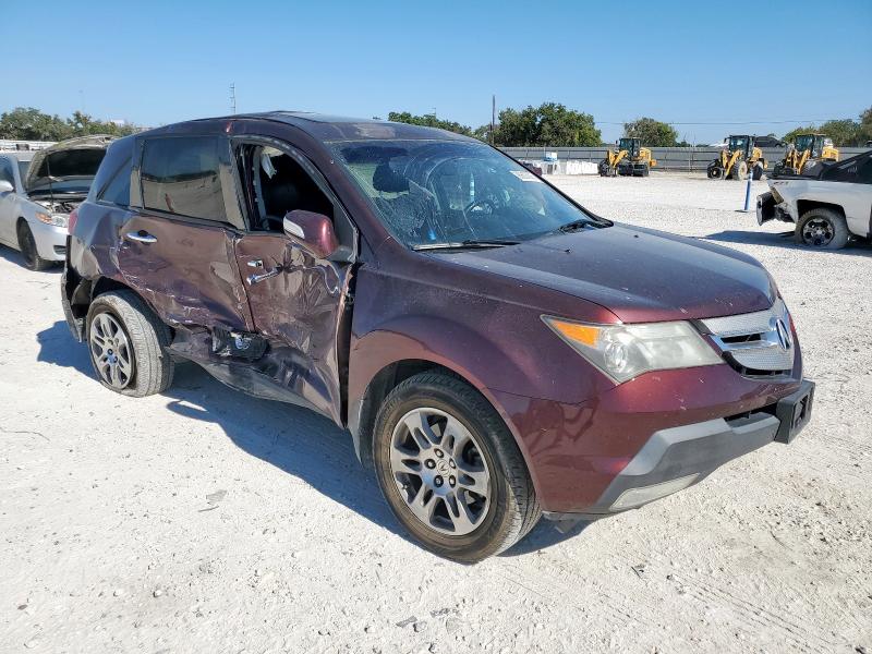 2HNYD28317H547456 - 2007 ACURA MDX TECHNOLOGY მუქწითელი ფოტო 4