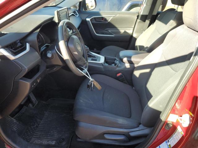 2T3F1RFV3KW081783 - 2019 TOYOTA RAV4 LE RED photo 7