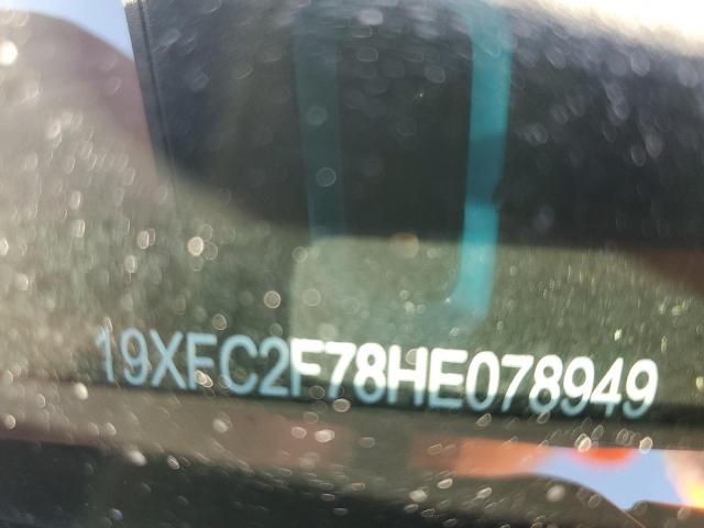 19XFC2F78HE078949 - 2017 HONDA CIVIC EX GRAY photo 12