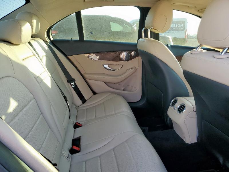 55SWF4KB3HU183288 - 2017 MERCEDES-BENZ C 300 4MATIC MAROON photo 10