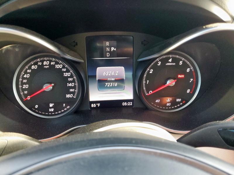 55SWF4KB3HU183288 - 2017 MERCEDES-BENZ C 300 4MATIC MAROON photo 9