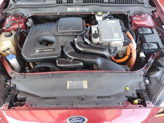 3FA6P0LU9KR225305 - 2019 FORD FUSION SE Қызыл фото 11