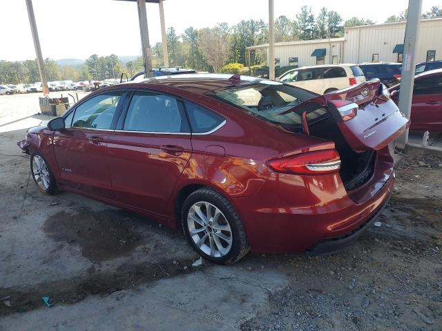 3FA6P0LU9KR225305 - 2019 FORD FUSION SE Қызыл фото 2
