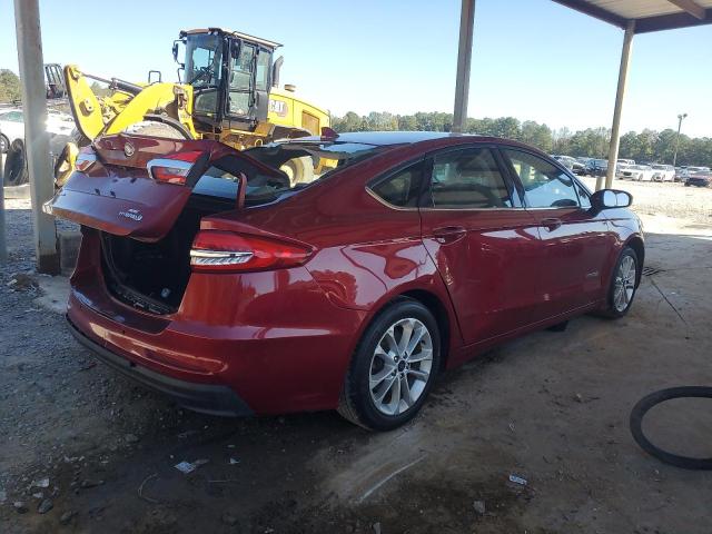 3FA6P0LU9KR225305 - 2019 FORD FUSION SE Қызыл фото 3