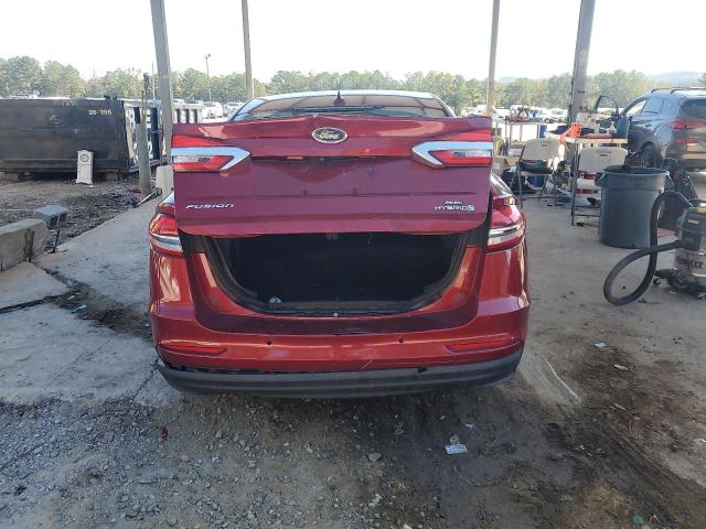 3FA6P0LU9KR225305 - 2019 FORD FUSION SE Қызыл фото 6