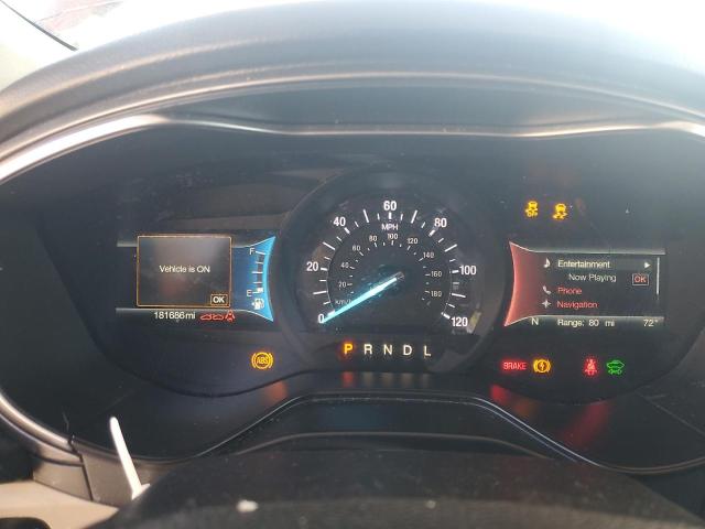 3FA6P0LU9KR225305 - 2019 FORD FUSION SE Қызыл фото 9