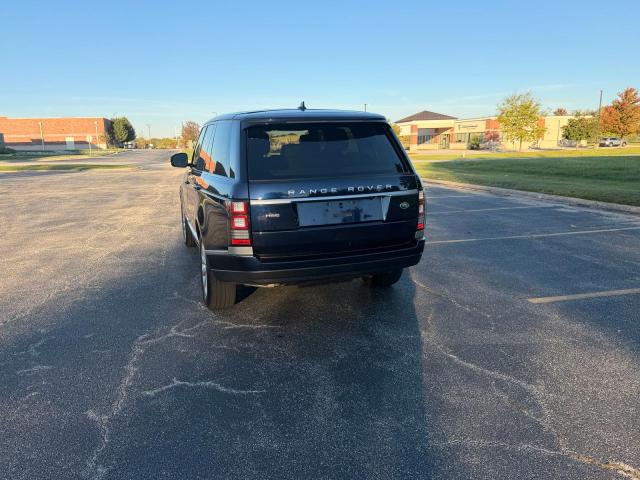 SALGS2VF5GA263311 - 2016 LAND ROVER RANGE ROVE HSE BLUE photo 3