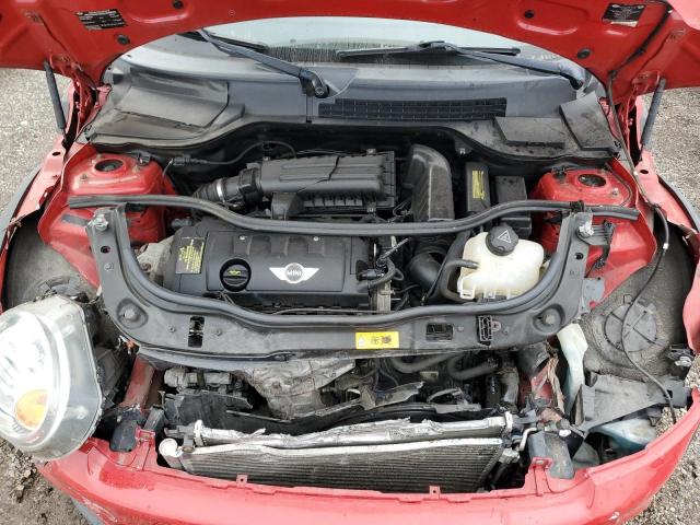 WMWZN3C5XCT133950 - 2012 MINI COOPER RED photo 11