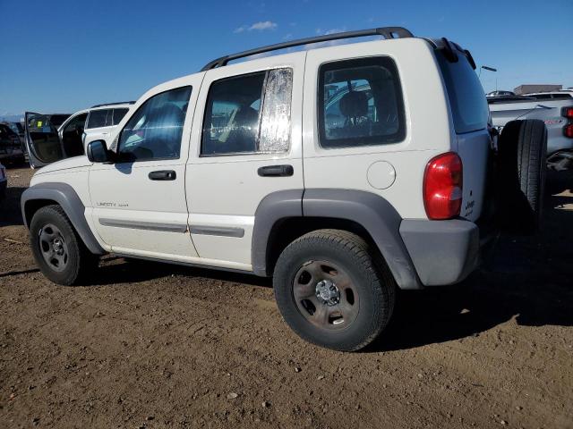 1J4GL48K52W318676 - 2002 JEEP LIBERTY SPORT WHITE photo 2