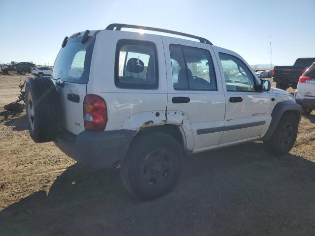 1J4GL48K52W318676 - 2002 JEEP LIBERTY SPORT WHITE photo 3