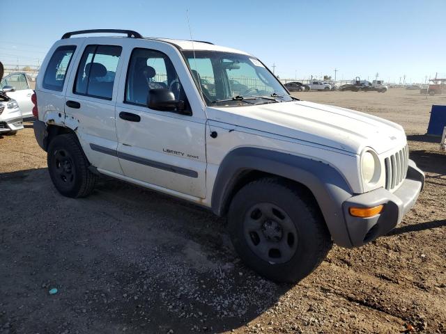 1J4GL48K52W318676 - 2002 JEEP LIBERTY SPORT WHITE photo 4