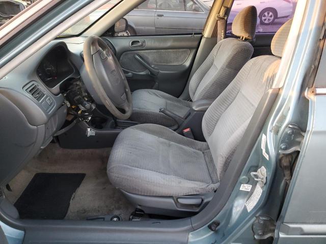 2HGEJ6618YH598787 - 2000 HONDA CIVIC BASE Yaşıl foto 7