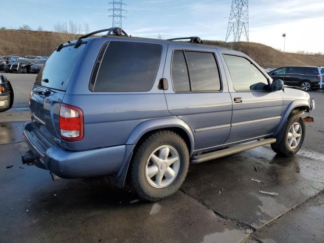 JN8DR07Y81W520629 - 2001 NISSAN PATHFINDER LE ლურჯი ფოტო 3