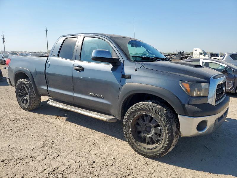 5TFBV54117X003467 - 2007 TOYOTA TUNDRA DOUBLE CAB SR5 BLUE photo 4