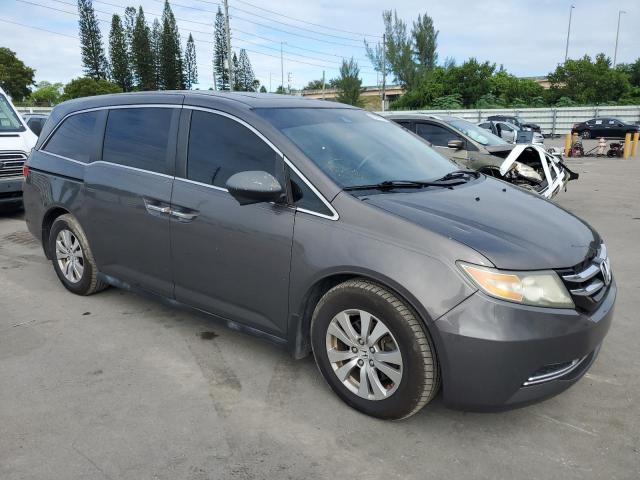 5FNRL5H62EB112442 - 2014 HONDA ODYSSEY EXL GRAY photo 4