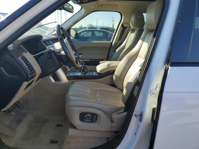 SALGS2KF1GA291756 - 2016 LAND ROVER RANGE ROVE HSE WHITE photo 7