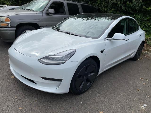 5YJ3E1EA6LF804430 - 2020 TESLA MODEL 3 WHITE photo 2