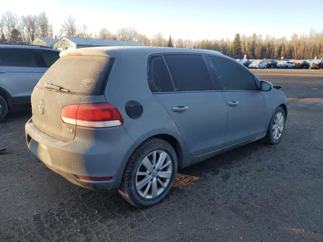 WVWCA7AJ4DW055953 - 2013 VOLKSWAGEN GOLF GRAY photo 3