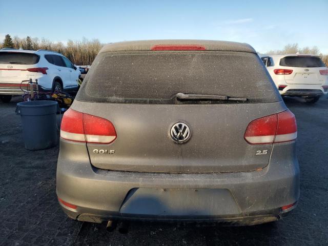 WVWCA7AJ4DW055953 - 2013 VOLKSWAGEN GOLF GRAY photo 6