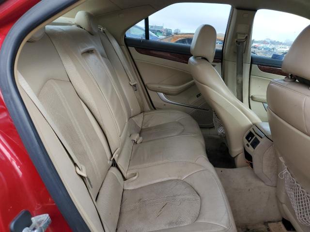 1G6DG577480182023 - 2008 CADILLAC CTS RED photo 10