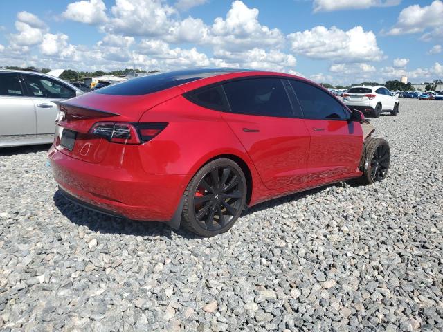 5YJ3E1EC2NF237394 - 2022 TESLA MODEL 3 Rot Foto 3