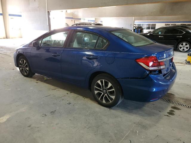 19XFB2F84FE224000 - 2015 HONDA CIVIC EX BLUE photo 2