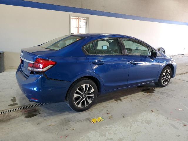 19XFB2F84FE224000 - 2015 HONDA CIVIC EX BLUE photo 3