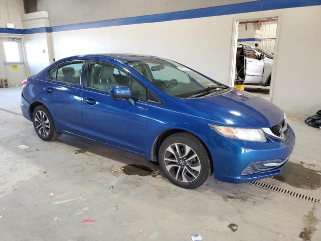19XFB2F84FE224000 - 2015 HONDA CIVIC EX BLUE photo 4