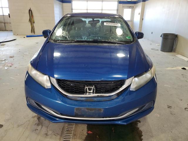 19XFB2F84FE224000 - 2015 HONDA CIVIC EX BLUE photo 5