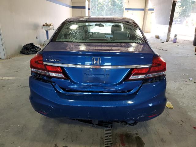 19XFB2F84FE224000 - 2015 HONDA CIVIC EX BLUE photo 6