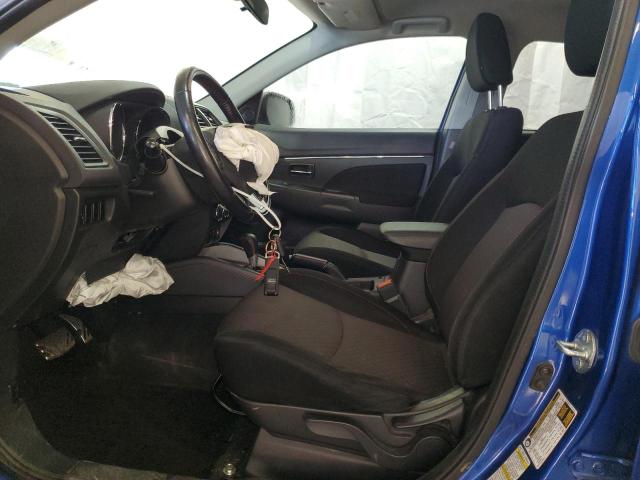 JA4AR3AU0JU004017 - 2018 MITSUBISHI OUTLANDER ES BLUE photo 7