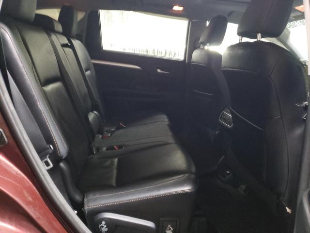 5TDJKRFH3FS181004 - 2015 TOYOTA HIGHLANDER XLE MAROON photo 10