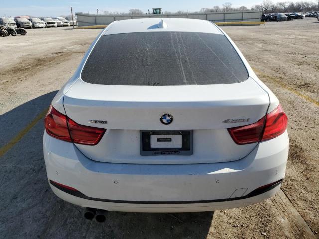 WBA4J3C57JBG96451 - 2018 BMW 430XI GRAN COUPE WHITE photo 6