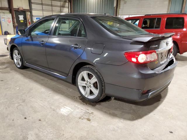 2T1BU4EE1DC106753 - 2013 TOYOTA COROLLA BASE GRAY photo 2