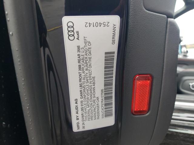 WAUC4CF57RA127595 - 2024 AUDI S5 PREMIUM PLUS Қара фото 13