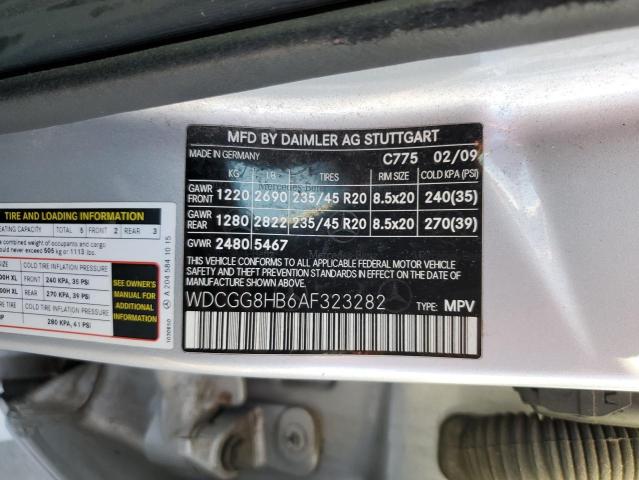 WDCGG8HB6AF323282 - 2010 MERCEDES-BENZ GLK 350 4MATIC SILVER photo 12