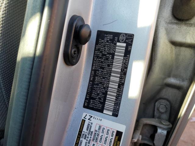 2T1KR32E77C686112 - 2007 TOYOTA COROLLA MA XR SILVER photo 12