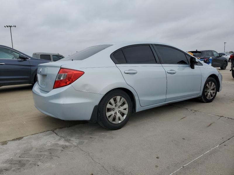 2HGFB2F56CH520255 - 2012 HONDA CIVIC LX SILVER photo 3