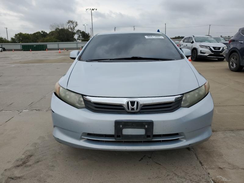 2HGFB2F56CH520255 - 2012 HONDA CIVIC LX SILVER photo 5