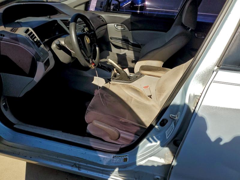 2HGFB2F56CH520255 - 2012 HONDA CIVIC LX SILVER photo 7